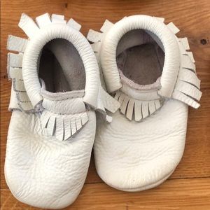 White moccasins